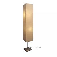 vidaXL Standleuchte mit Stahlständer 135 cm Beige Creme