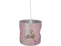 niermann Stand-by roterende hanglamp Bungee Bungee Bunny - Roze/lichtroze