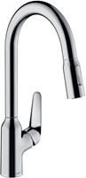 hansgrohe Küchenarmatur »M42« M429-H220 Einhebel-Küchenmischer mit Ausziehbrause Chrom