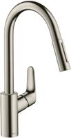 Hansgrohe SBox16-H240 Eéngreeps keukenmengkraan met uittrekbare vaatdouche SBox (73880)