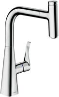 Hansgrohe SBox15-H240 Eéngreeps keukenmengkraan met uittrekbare uitloop SBox (73802)