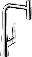 hansgrohe Küchenarmatur »M51« M5117-H300 Einhebel-Küchenmischer mit Ausziehbrause Chrom