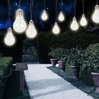 Globo LED lichtk 33708-10 op zonne-en in zilver metallic