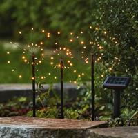 Best Season LED-Solarleuchte Firework im Set mit Erdspießen