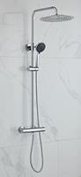 saniclear Talpa opbouw regendouche chroom 30cm hoofddouche 2 standen handdouche