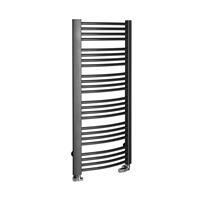 sapho Handdoekradiator  Egeon Gebogen 59.5x123.8 cm Antraciet 