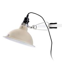 Lorefar (FARO) In industriële look - klemlamp Pepper beige