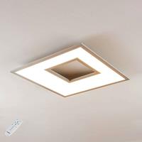 Lampenwelt.com LED-Deckenlampe Durun, dimmbar, CCT, eckig, 60 cm