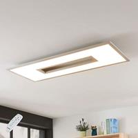 Lampenwelt.com LED-Deckenlampe Durun, dimmbar, CCT, eckig, 96 cm