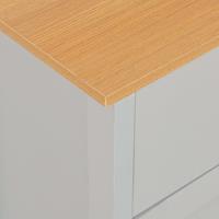 Dressoir 112x35x81 cm grijs