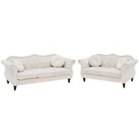 Bankenset fluweel beige SKIEN