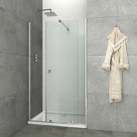badstuber Flat schuif douchedeur 100x195cm 8mm glas anti-kalk