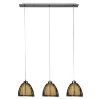 Brilliant Pendellampe Relax, 3-flammig bronze