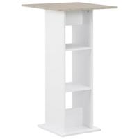 Bartafel 60x60x110 cm wit