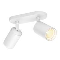 Philips Bluetooth Fugato Aufbaustrahler - Weiß und Farblicht - 2-Licht - Weiß