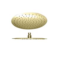 Douche Concurrent Regendouchekop  Nancy Rond 30 cm Mat Goud