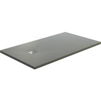 sanigoods Slate composiet douchebak mat grijs 100x100cm vierkant anti-slip