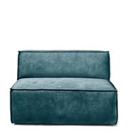 Rivièra Maison Modulaire BankThe Jagger' Center 125cm, Velvet, kleur Petrol