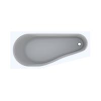 Geberit Renova Compact  Raumspar-Badewanne, Einbau, 657261000