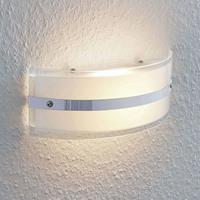 Lindby Glazen wandlamp Zinka met LED, 26 cm