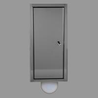 etsero Brush-up inbouw toiletborstel RVS gepolijst