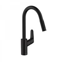 hansgrohe Keukenkraan Met Handdouche Focus Zwart Mat 31815670