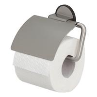 Tiger Toiletrolhouder  Tune Met Klep RVS Geborsteld / Zwart