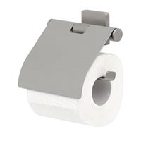 Tiger Dock Toiletrolhouder met klep RVS geborsteld 1324130946