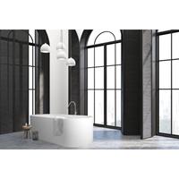 Crosstone Vrijstaand Bad BWS Solid Surface 180x82x54 cm Mat Wit 