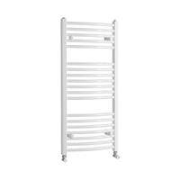 Handdoekradiator  Orbit Gebogen 60x98.6 cm 547W Wit 