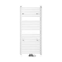 Sapho Handdoekradiator  Direct Recht Middenaansluiting 45x132.2 cm 539W Wit 