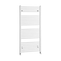 Sapho Handdoekradiator  Direct Recht 75x132.2 cm 864W Wit 