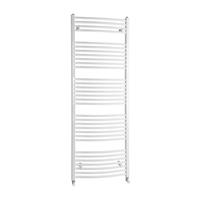 Sapho Handdoekradiator  Orbit Gebogen 45x170 cm 732W Wit 