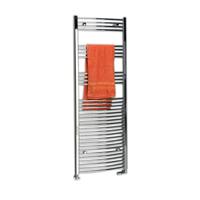 Sapho Handdoekradiator  Alya Gebogen 50x68.8 cm 284W Chroom 