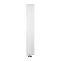 Sapho Designradiator  Colonna Recht Middenaansluiting 29.8x180 cm 614W Wit 