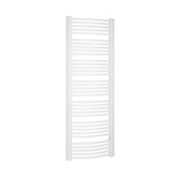 Sapho Handdoekradiator  Egeon Gebogen 59.5x174.2 cm Wit 