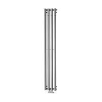 Sapho Designradiator  Pilon Recht 27x180 cm 660W incl. 4 Haken Chroom 