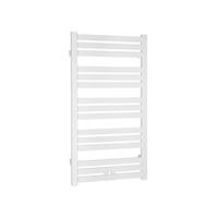 Sapho Handdoekradiator  Nevel Recht Middenaansluiting 55.5x104.3 cm 397W Wit 