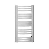 Sapho Handdoekradiator  Sidi Gebogen 59.5x109.7 cm 553W Zilver 