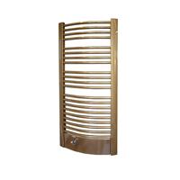 Sapho Handdoekradiator  Egeus Gebogen 59.5x115.4 cm 669W Brons 