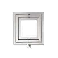 Sapho Designradiator  Monopoli 60x60 cm 312W Zilver 