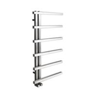 Sapho Designradiator  Sierra Recht 50x100 cm 213W Geborsteld RVS 