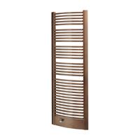 Sapho Handdoekradiator  Egeus Gebogen 59.5x174.2 cm 1031W Brons 