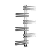 Sapho Designradiator  Rado Recht 60x119 cm 254W Geborsteld RVS 