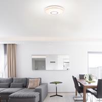 LED-Deckenleuchte ¦ weiß ¦ Maße (cm): H: 8  Ø: [40.0]  - Möbel Kraft