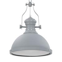 VidaXL Plafondlamp rond E27 grijs