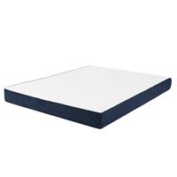 beliani Weiße komfortable Memory Foam Matratze 140x200x20 cm Allure - Weiß