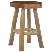 Hocker Braun Massivholz Teak - VIDAXL