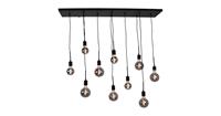 Urban interiors Hanglamp Bulby 10-lichts Zwart