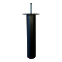 Furniture Legs Europe Ronde verstelbare zwarte meubelpoot 15,5 cm (M8)
